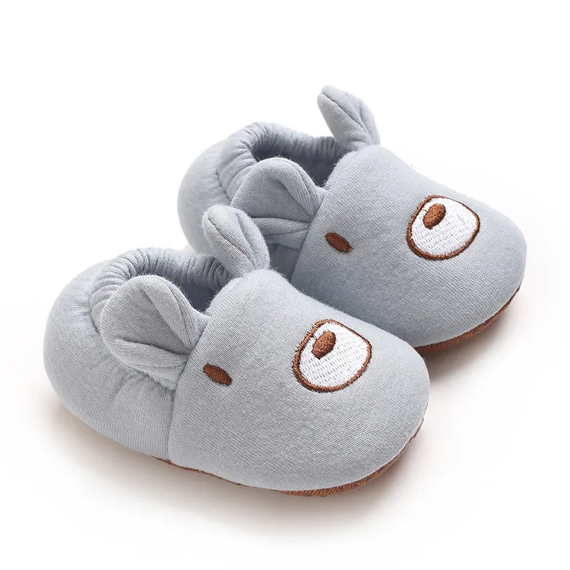 Infant Cartoon Tiere Muster Neugeborenen Socken Littlesprouts Wenig Kleinkind Nicht-slip Krippe Erste Wanderer Winter Baby_voghion.com