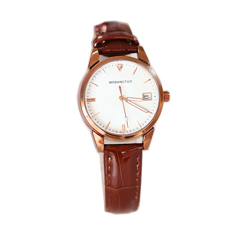 New Fashionable Trendy Women's with Calendar and Running Second Design Quartz Pointer Glow Watch_voghion.com