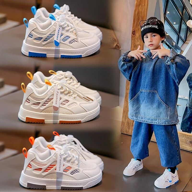 Jongens Sneakers Meisjes Ademend Sport voor Kinderen Kinderen Herfst antislip Casual Student Outdoor Schoeisel Mand Schoenen_voghion.com