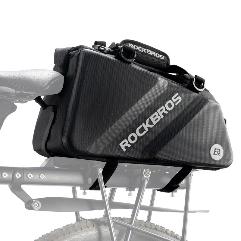 ROCKBROS Bicycle Rear Panniers 11.6L Saddle Bag Lage Rack_voghion.com