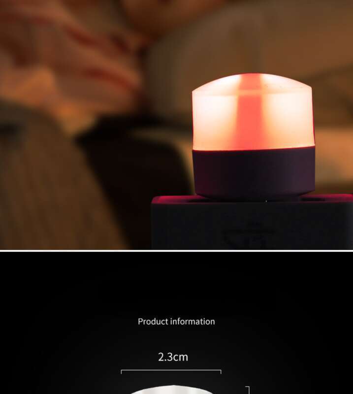 Bil USB Gradient Syvfarget Stemmekontroll Multimodus Musikkrytme For Å Forbedre Atmosfæren Berøringslys_voghion.com