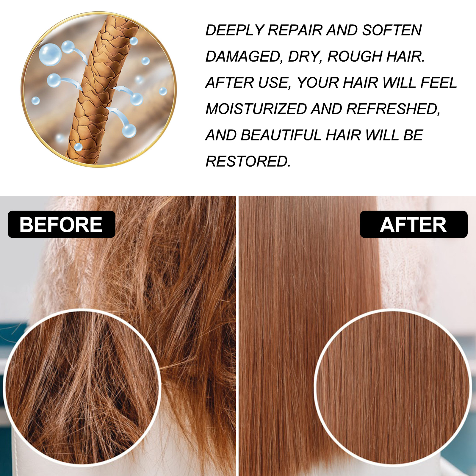 Hoegoa Dense Hair Essence Oil ass staark, zäh, fest, verhënnert Hoerverloscht. Mëll parfüméiert, natierlech an net fetteg._voghion.com
