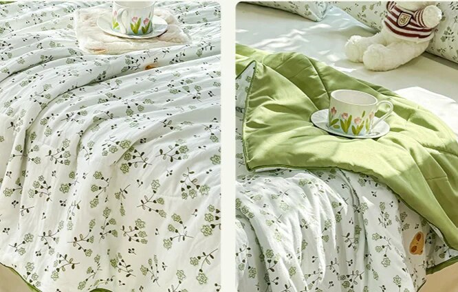 Instagram Wind Cool Class A Maternal and Infant Grade Summer Sheet Two person Air Conditioning Dormitory Cover Gift_voghion.com