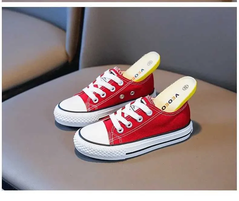 Athletic Outdoor Childrens low top canvas boys outdoor running shoes breathable and wear-resistant girls sports_voghion.com