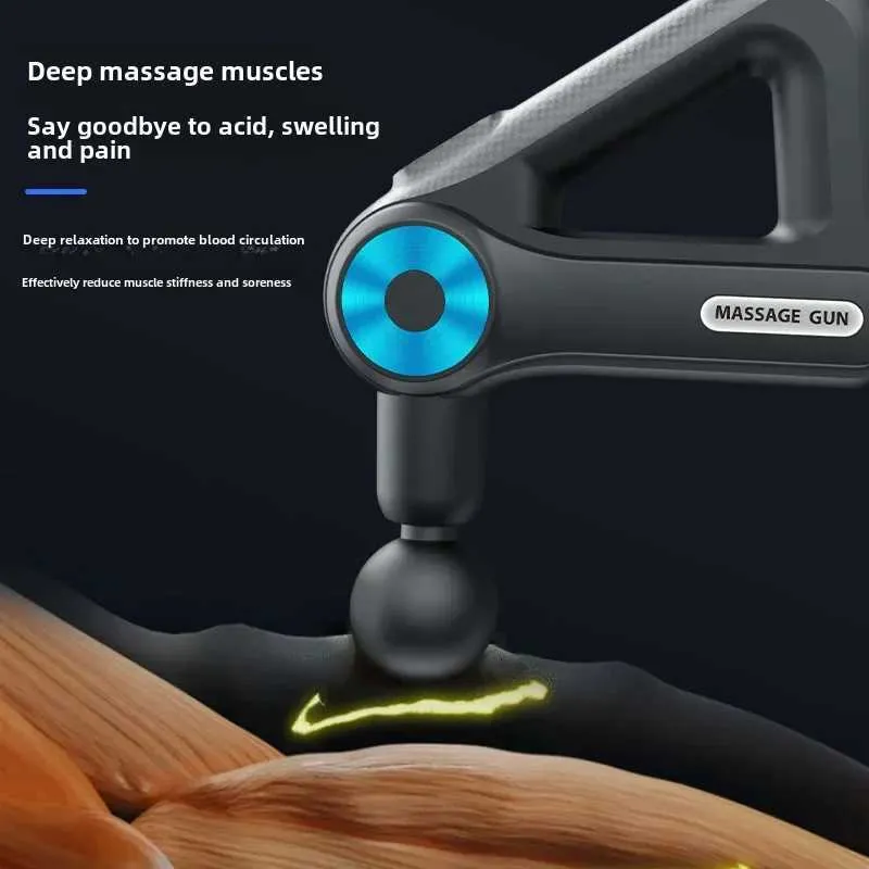 Ergonomic Massage Gun - Button Control_voghion.com