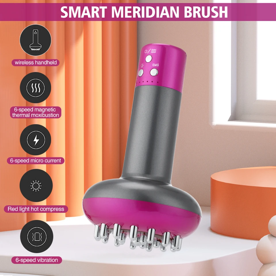 Smart Meridian Massager Wireless Heat Therapy Back And Body_voghion.com