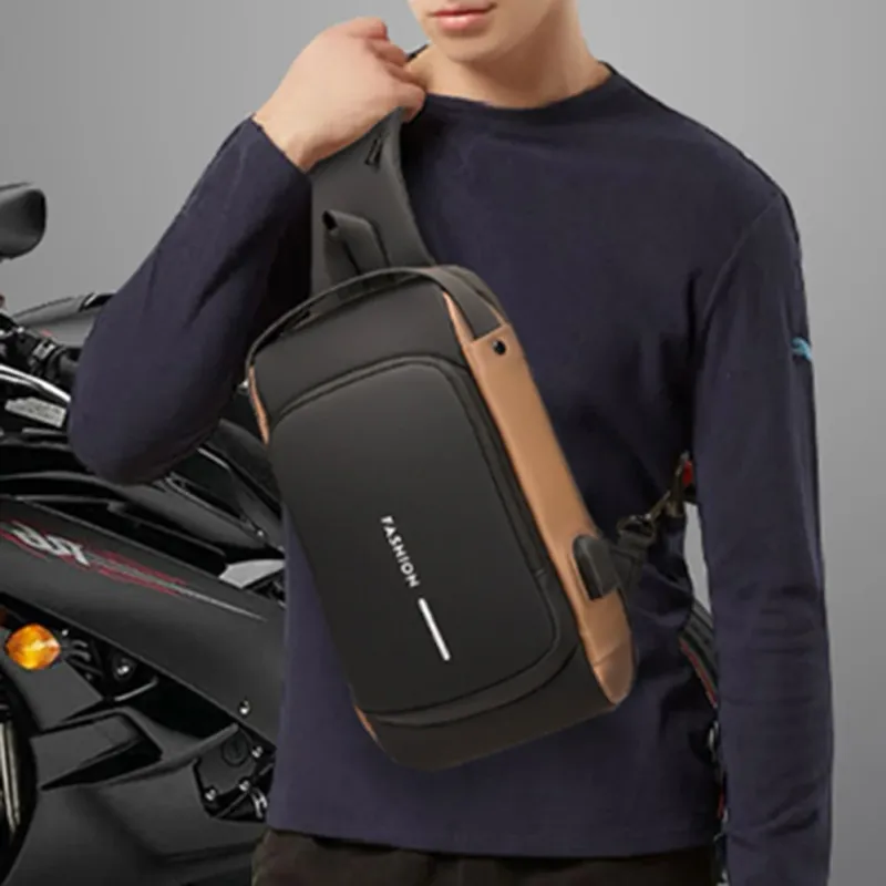 Multifunktions-Designer-Anti-Diebstahl-USB-Umhängetasche Crossbody Travel Sling Messenger Pack Brusttasche Luxusmarke_voghion.com