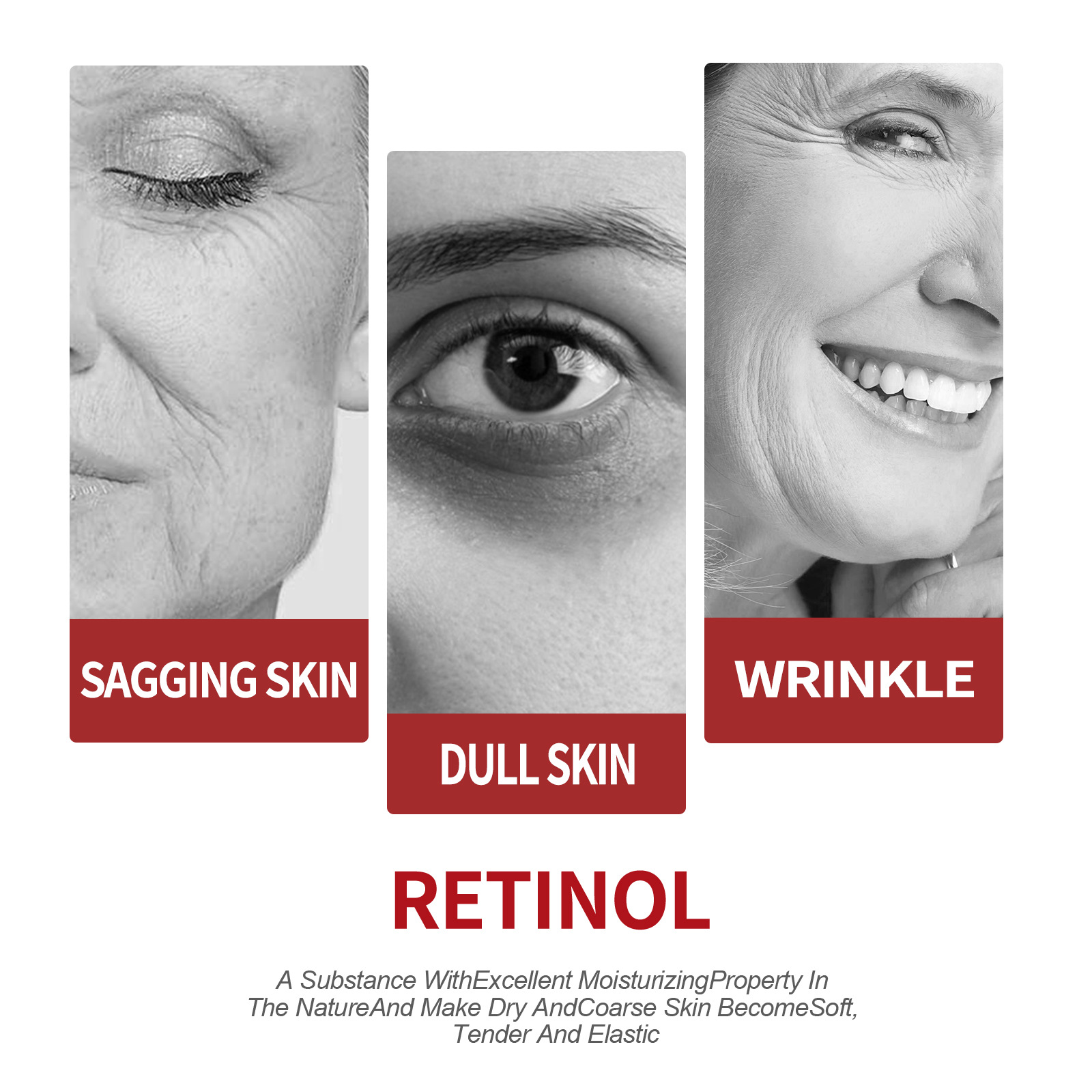 Retinolio drėkinamasis kremas, veido odos drėkinamasis drėkinamasis kremas_voghion.com