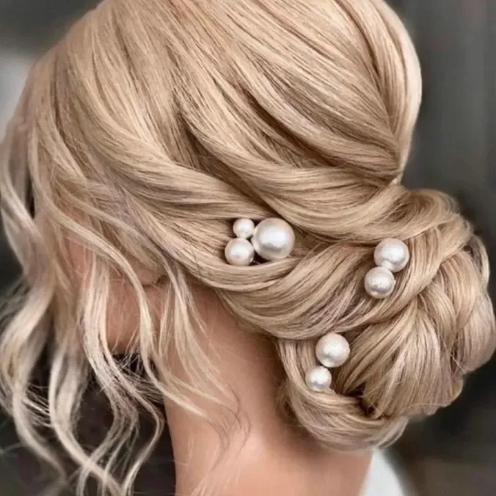 Clips Barrettes Crystal Pearl Hairpin Vine Tiaras Head Piece Comb Headband Hairpins Hairbands Accessories Wedding Bridal_voghion.com