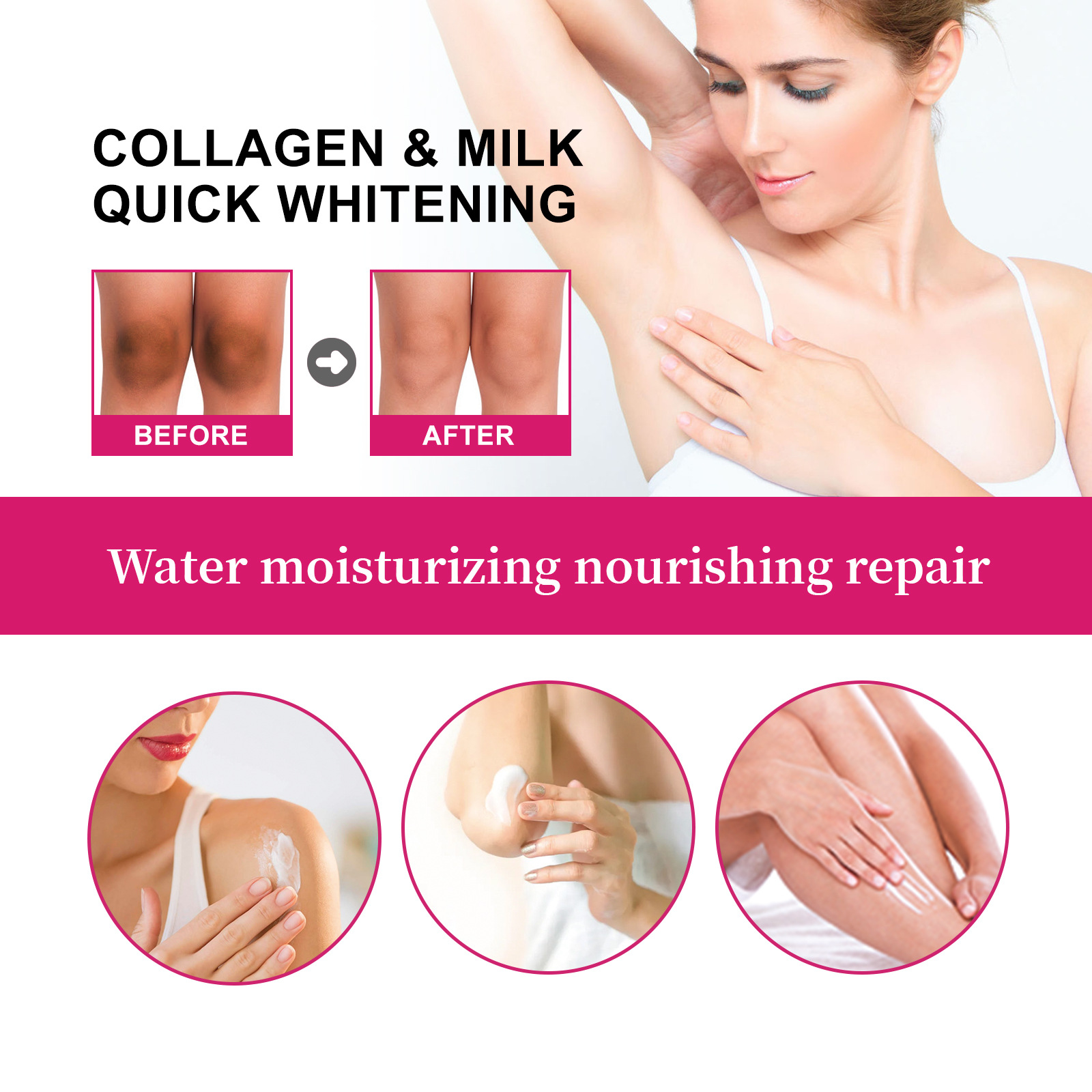 2025 Underarm Skincare Cream For Removing Blackness, Brightening Skin Tone, Moisturizing Whitening The Private Parts Of_voghion.com