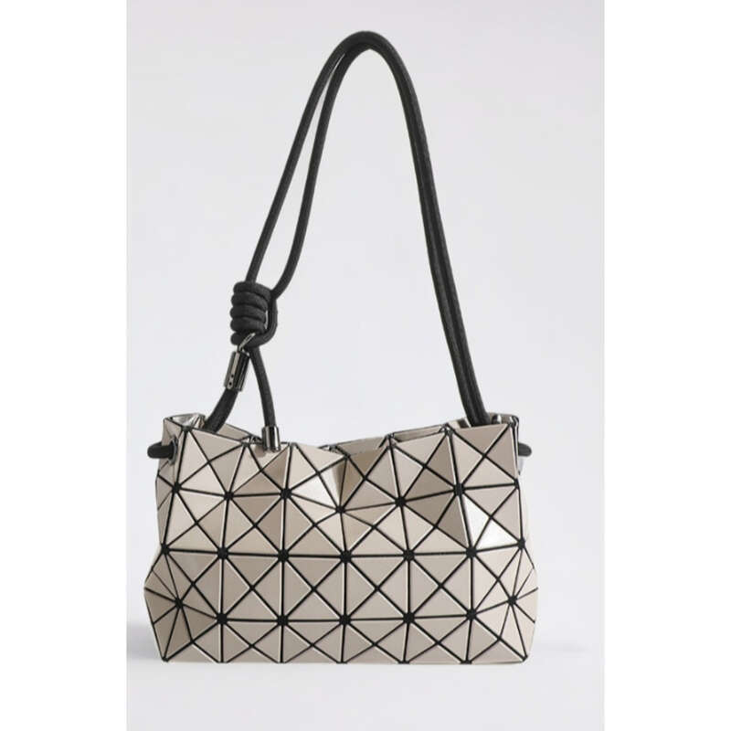 Borsa a tracolla premium con motivo geometrico a quadri, borsa da donna multifunzionale_voghion.com