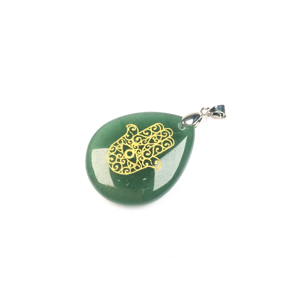 Collane con ciondolo in pietra naturale, cristallo, agate, ciondoli, amuleti Reiki, pendenti a forma di goccia d'acqua per la creazione di gioielli fai da te_voghion.com