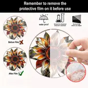 Acchiappasole a forma di girasole 20x20 cm - Graziosa decorazione da appendere in acrilico. Perfetta per pareti, finestre e verande. Un regalo creativo ideale per le feste._voghion.com
