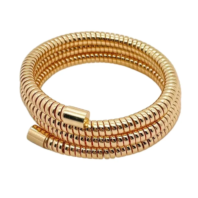 Bangle 2024 Waterproof Wrap Bracelet Opening Bangles Fashion Cuff Elastic_voghion.com