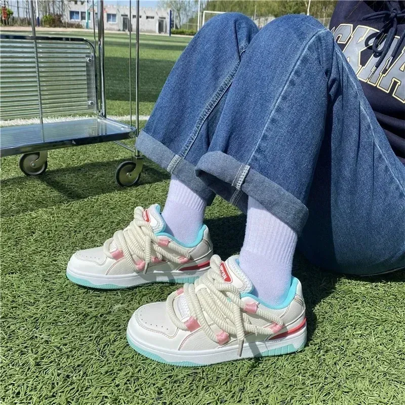 Sneakers Donna Tennis Moda Femminile Piattaforma Scarpe da Ginnastica Casual Sport Basic Donna Vulcanize Scarpe atillas Mujer 240826_voghion.com