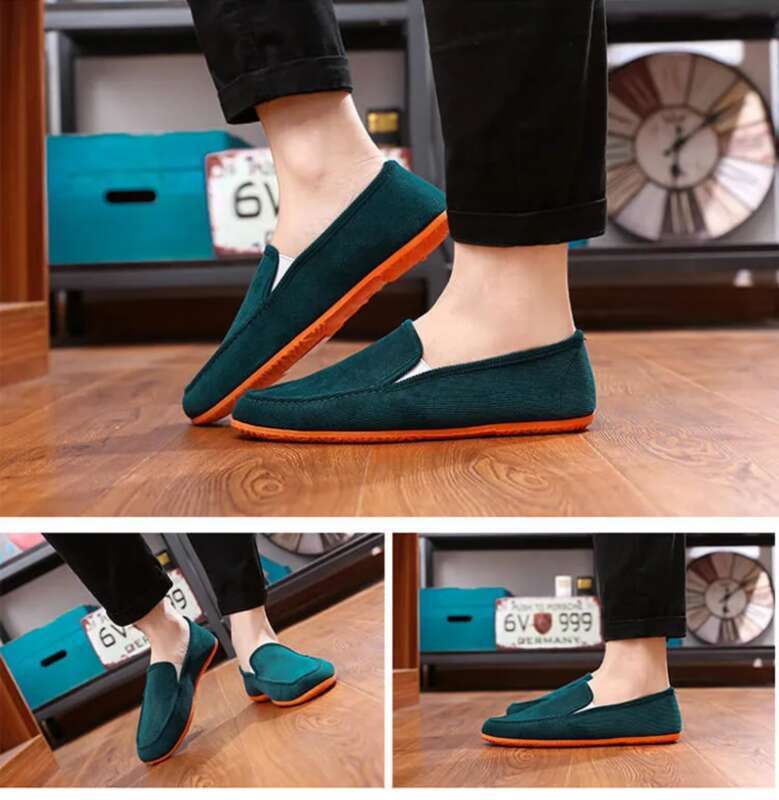 Herren Vulcanized Schuhe Canvas Sneaker Trendige Freizeitschuhe_voghion.com