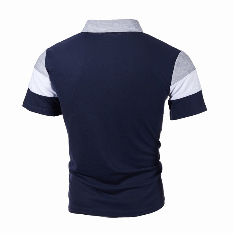 New Summer Mens Brand Polo Plus Size T Shirts Stritching Shorts Sleeve Turn-down Collar Business Tee Shirt 8XL_voghion.com
